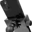 Phone Holder with 1" (25mm) Ball Head Adapter Compatible with RAM mounts B Size Double Socket arm & Bike Motorcycle Phone Mount for 4.7''-7.2'' Smartphone