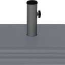 US Weight 40 Pound Umbrella Base - Weighted Umbrella base For Use With Patio Table Heavy Duty Base- Made in the USA