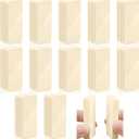 Copkim 24 Pcs Outdoor Curtain Weights Heavy Outdoor Waterproof Curtain Magnets Flag Weight Magnetic Weight for Home Decor Shower Outside Curtains Tablecloth Flag Tablecloth to Stop Wind (Beige)