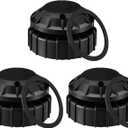 3 Pack Sprinkler Valve Cap and Cover Kit, Plastic Cap and Cover Assembly Kit Sprinkler Valve for 1" Anti Siphon Irrigation Valves
