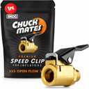 Chuck Mates Premium Quick-Connect Accessory for Tire Inflators Open-Type (1 Pack)