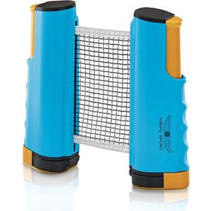 2 x NIBIRU SPORT Ping Pong Retractable Net with Posts, Weatherproof Table Tennis Replacement Net for Indoor and Outdoor Play, Table Tennis Equipment & Ping Pong Accessories, Game Table Accessories