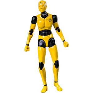 1/12 Scale Male Action Figure,6inch Flexible Yellow Testman Crash Test Dummy Action Figure Body Collection (B)