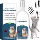 Cat Deterrent Spray, Botanical Cat Repellent Spray for Furniture, Gentle for Indoor & Outdoor Use, Helps Stop Urine Marking & Scratches, Effective Training Aid, 100ml - 1227