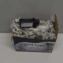 LJLNION 300 LED String Lights Outdoor Indoor, Extra Long 98.5FT Super Bright Christmas Lights, 8 Lighting Modes, Plug in Waterproof Fairy Lights for Holiday Wedding Party Bedroom Decorations ( White)