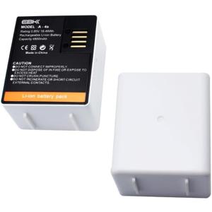 2 Pack Replacement Batteries for Arlo Pro 4 / Pro 3 / Pro 5/5S 2K / Arlo Ultra/Ultra 2 Wireless Security Camera VMA5400 3.85V A-4a