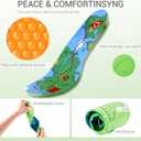 Insoles for Airtag Hidden Holder, Comfortable Cushioned Inserts,Anti-Slip,Tracking Device Insert Case for Kids Adults and Elderly, Anti-Lost Tracker Soft Inserts for Shoes (Green, L:245-270MM