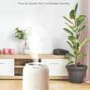 SmartDevil 1.2L Cool Mist Humidifier, Top Fill Ultrasonic Smart Air Humidifier with Essential Oils, Timing, Auto Shut Off for Home Babies Plants