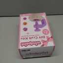 windpaint Toys for Girls 3 4 5 6 7 8 9 10 Years Old, DIY Craft Kits for Kids, Fabric Flower Bouquets for Girls Gifts, Educational Learning Detective Toys for Toddler Kids,Birthdays Gifts (Purple) (Pink)