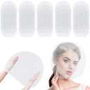 60 Pcs Disposable Makeup Face Hair Cover Protection Non Woven Hood Mask for Clothes Travel Wedding Beauty Shop Artist