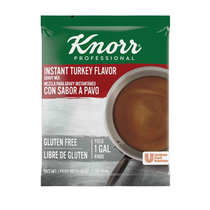 Knorr Professional Instant Turkey Gravy Mix, 1 Pound. Pack of 6