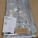 Heavy Duty Clothes Rack, Rolling Clothing Rack for Hanging Clothes Load 650 LBS with 2 Sturdy Shelves, Metal Garment Rack with Wheels for Bedroom, Laundry Room, Retail Store, Silver