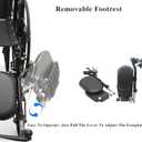 Wheelchair Lift Leg RestWheelchair Foot RestDrive Wheelchair Parts for Standard Wheelchairs1pair