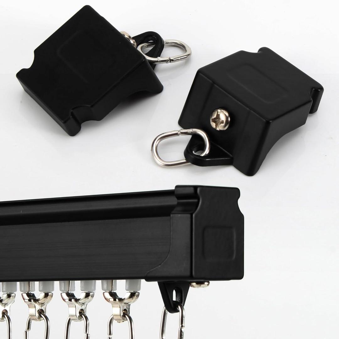 Jos & Haz MF016W-Curtain Track Accessories (ENDCAPS)