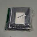 GPIRAL 4x6 Black Linen Photo Album with Clear Pages, Front Window for Personalization, 2 Pack