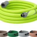 Flexzilla Garden Hose with SwivelGrip, 5/8 in. x 25 ft., Lightweight All-Weather Water Hose, Durable and Flexible, Leak-Free Connections (Chartreuse)