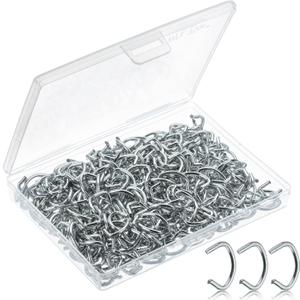 Mr. Pen Galvanized Hog Rings, 1/2", 360 Pcs, Auto & Furniture Upholstery, Meat & Sausage Casings, Fencing, Animal Pet Cages, Shock Cords