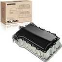 A-Premium Engine Oil Pan Sump with Drain Plug Compatible with VW Jetta 2002-2005, Beetle 2002-2005, L4 1.8L