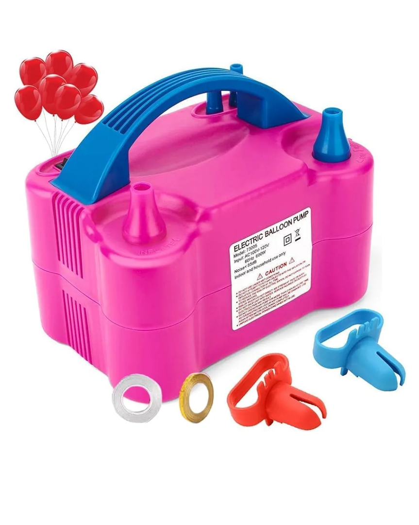 Portable Electric Balloon Pump/Electric Balloon inflator Decoration, 110V. fLatest Version 300W Upgrade for Party, Gift, Wedding Celebration, Holiday Party Decoration.