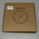 MEIRED Night Light Wall Clock 12 Inch Silent Non Ticking Battery Operated Wall Clocks Glow in The Dark, Lighted Up Wall Clock for Bedroom Living Room/Kitchen, Blue B