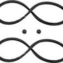 09985 Sealing Ring for Presto Pressure Cooker 16 18 23 Quart Canner Parts Replace 01745 01751 01755 01781 01782 01784 with Overpressure Plug (2/Pack)