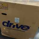 Drive Medical Blue Streak Lightweight Wheelchair - Portable Folding Mobility Aid - Swing-Away Footrests - Desk Arms - Durable Steel Frame - Easy Transport & Storage - 18-Inch Seat