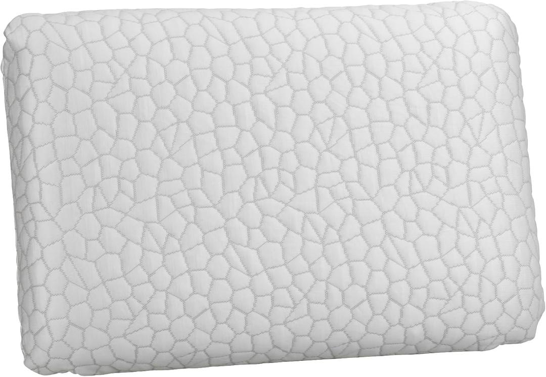Oxyllow Memory Foam Pillow - Hypoallergenic - Memory Foam - Latex Free - Cooling Pillow - Stomach Sleepers - Standard Pillow Size - Bed Pillow -