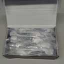 Amerdeco 10 Pack Matte Black Cabinet Pulls 3 Inch(76mm) Hole Center Kitchen Cabinet Handles Cabinet Hardware for Bathroom Drawer Pulls ZH0001