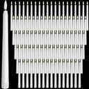 100 Pcs Flameless Taper Candles Bulk Battery Operated, 9.7 Inch
White Taper Candles LED Flickering Candlesticks for Wedding Bridal Shower Church Table Centerpiece Halloween Christmas Decor