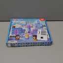 Magnetic Blocks - 100Pcs 0.8in Magnetic Building Block for Kids Ages 4-8, Transparent Magnet Block Blue Princess Castle, Magnet Cubes Tiles Princess Toy for Girl 3 4 5 6 7 8-12 Christmas Birthday Gift