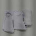 Women's Slouch Crew Socks Retro Solid Scrunch Boot Chunky Ribbed Cozy Cotton Calf Socks 3 Pack Size 5-11