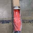 JEAREY 12' Lighted Patio Umbrellas Outdoor Solar Table Market Umbrella w/Crank, 8 Sturdy Ribs, UV Protection Waterproof Sunproof(Orange)