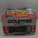 Gourmia GTF7350 6-in-1 Multi-function, Stainless Steel Air Fryer Oven - 6 Cooking Functions - Fry Basket, Oven Rack, Baking Pan & Crumb Tray, Included + Recipe Book