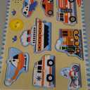Melissa & Doug Vehicles Sound Puzzle - Wooden Peg Puzzle With Light-Activated Sound Effects (8 pcs) Puzzles for Toddlers, Wooden Puzzles For Kids Ages 2+
