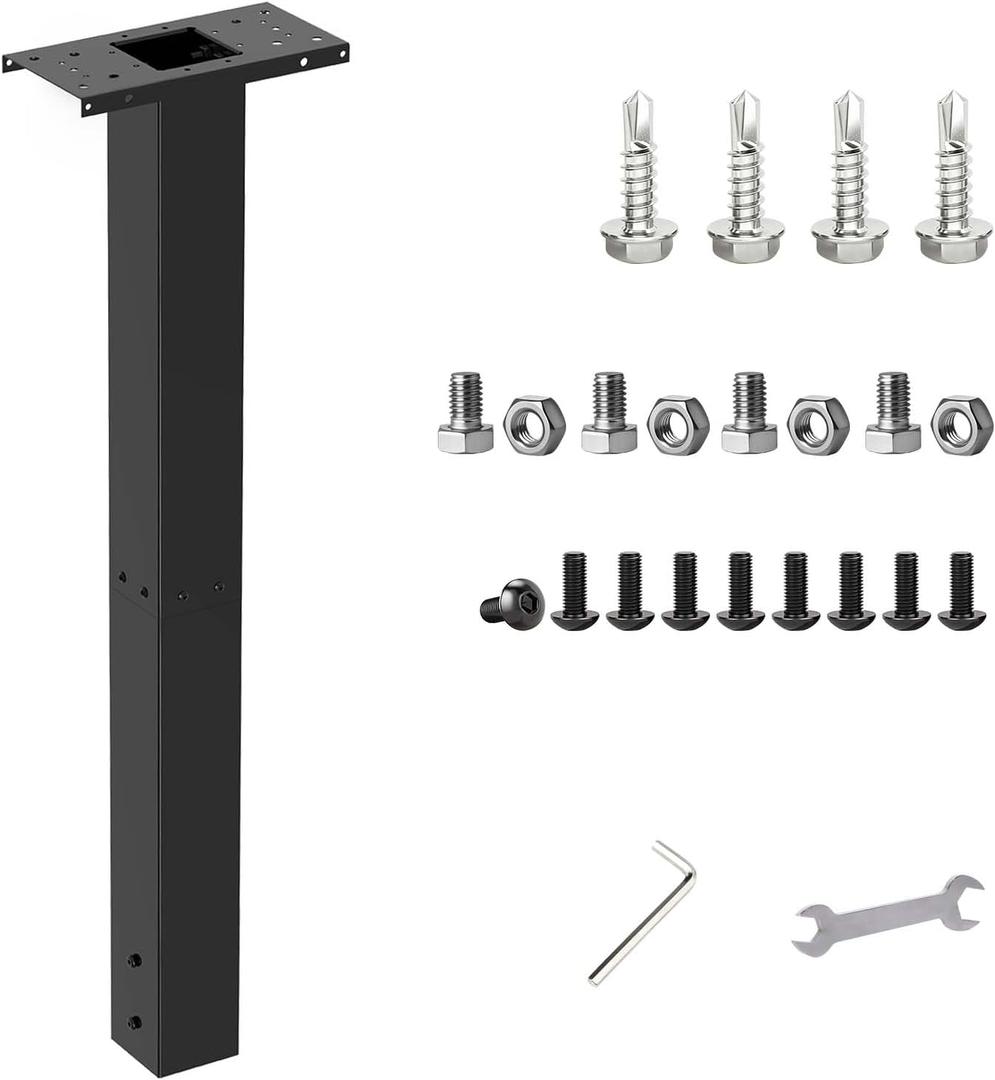 43" Heavy Duty Steel Mailbox Post