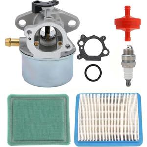 799868 6.5 HP Carburetor for Brrigs & Straton 498170 497586 799872 694202 497314 498254 498966 498255 790821 14111 Engines with 491588s Air Filter Cleaner