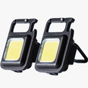 Travelon Set of 2, COB Multy-use Rechargable Travel Lights