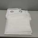 OWENIE Sheer Curtains 90 Inches Long, Elegant Sheer Curtains for Bedroom, Window Voile Sheer Curtain Panels/Drapes/Treatment for Living Room, 2Pcs, Each 42" W x 90" L, Ivory