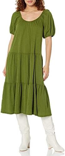 Velvet by Graham & Spencer Women's Jane Cotton Slub Dress, XL