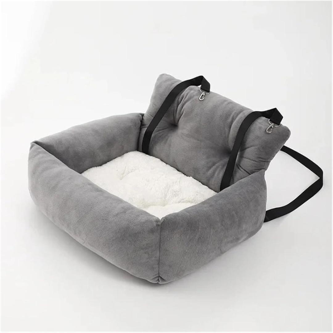 Small Dog Car Kennel Safety Seat Cat Dog Front Car Safety Seat Dog Accessories For Small Dogs Dog Bag Dog Car Seat(Medium) (GRAY)
