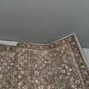 RUGSURE Washable Area Rugs - Perfect for Living Room, Bedroom, Kids Room, Nursery - Stain & Water Resistant Non-Slip, Pet & Child Friendly, Vintage Tribal Area Rugs (Ivory, 2'6'' x 8')