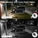 VIMTAG 2.5K Cameras for Home Security Outdoor/Indoor, Color Night Vision Security Camera for Baby/Pet/Dog/Nanny, Light/Siren, Motion Detection, 2-Way Audio, Work with Alexa, Cloud/Card Storage, 2Pcs