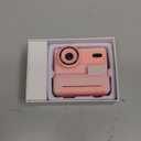 Kids Camera Instant Print, Christmas Birthday Gifts for Girls Age 3-12, Dual-Lens Selfie Camera for Kids with 1080P Videos, 2.4 Inch Screen, 32GB SD Cards & 3 Rolls Print Paper (Pink)