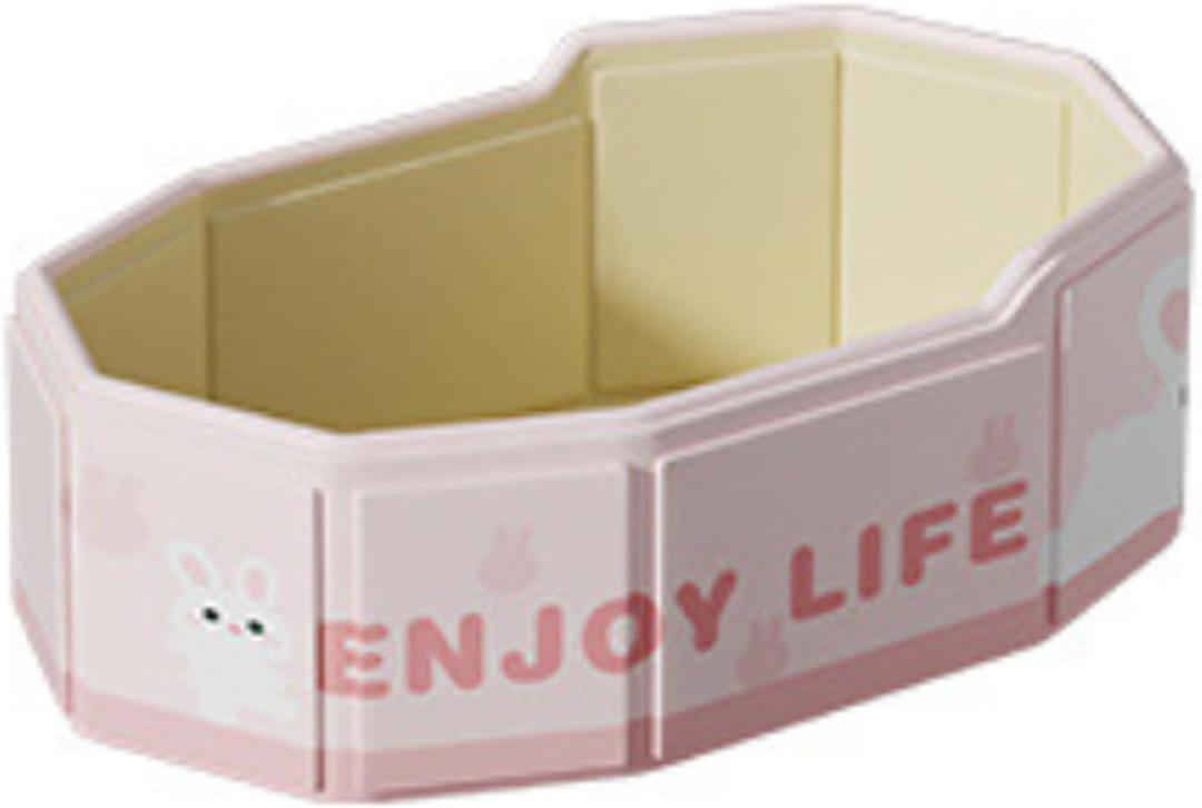 Foldable Bathtub 29.5'in Foldable Collapsible tub Portable Bathtub for Bathroom Folding SPA Tub for Shower Stall, Ideal for Small Spaces - Effortless Folding Bath (Pink)