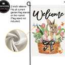 2 x Doncida 3 Pack Valentines Day Garden Flag St Patricks Day Garden Flag Easter Garden Flags 12 x 18 inch Double Sided Burlap Small Yard Flags for Outside Lawn Seasonal Decoration