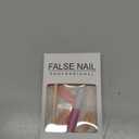 GLAMERMAID Nude Pink Press On Nails Short Almond, Handmade Jelly Soft Gel Nails Round Oval Fake Nails, Long Lasting Nails Glue for Nail Tip, Acrylic Nails and Press On Nails 5PCS Nail Glue with Brush