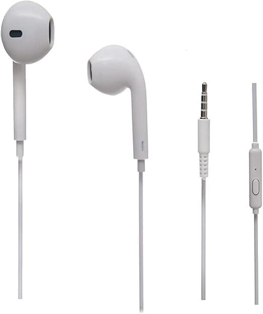 Acoustix Stereo Audiobuds with In-Line Microphone and Remove White