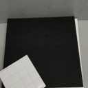 4 Pack Cork Board Tiles 12x12 Inches, 1/2" Thick Felt Cork Squares with 30 Push Pins, Bulletin Board Pin Board, Adhesive Cork Board for for Wall for Home, Office, and Kitchen (Black)