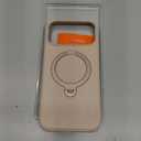 TORRAS Ostand Q3 Silicone for iPhone 17 Pro Max Case, Fit for MagSafe, 360 Spin Kickstand Holder, Soft Liquid Silicone Cozy Grip, Camera Control, Protective Case for iPhone 17 Pro Max, Dune Beige