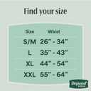 Depend Fresh Protection Adult Diapers, Incontinence Underwear for Men, Disposable, Maximum, Extra-Large, Grey, 15 Count
